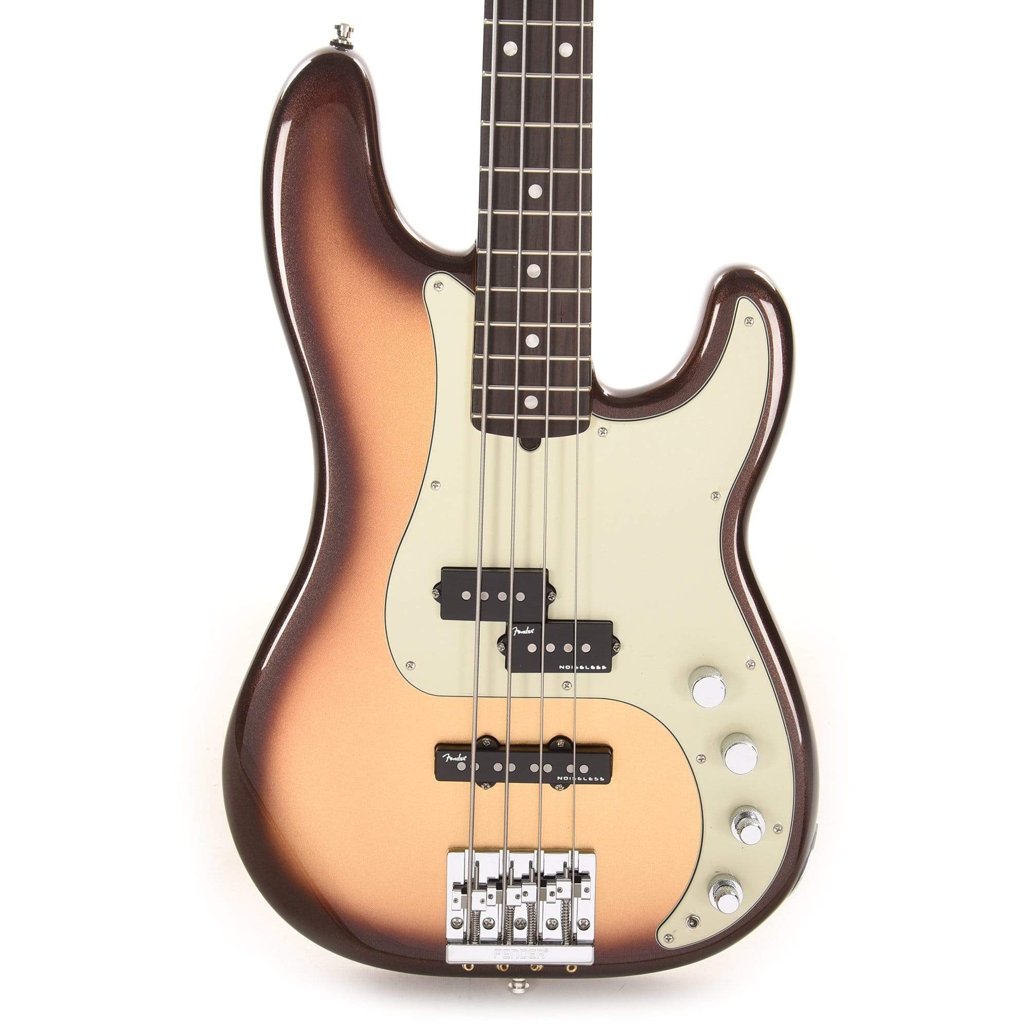 Fender American Ultra Precision Bass Mocha Burst Bass Guitars / 4-String