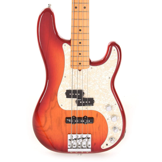 Fender American Ultra Precision Bass Plasma Red Burst Bass Guitars / 4-String