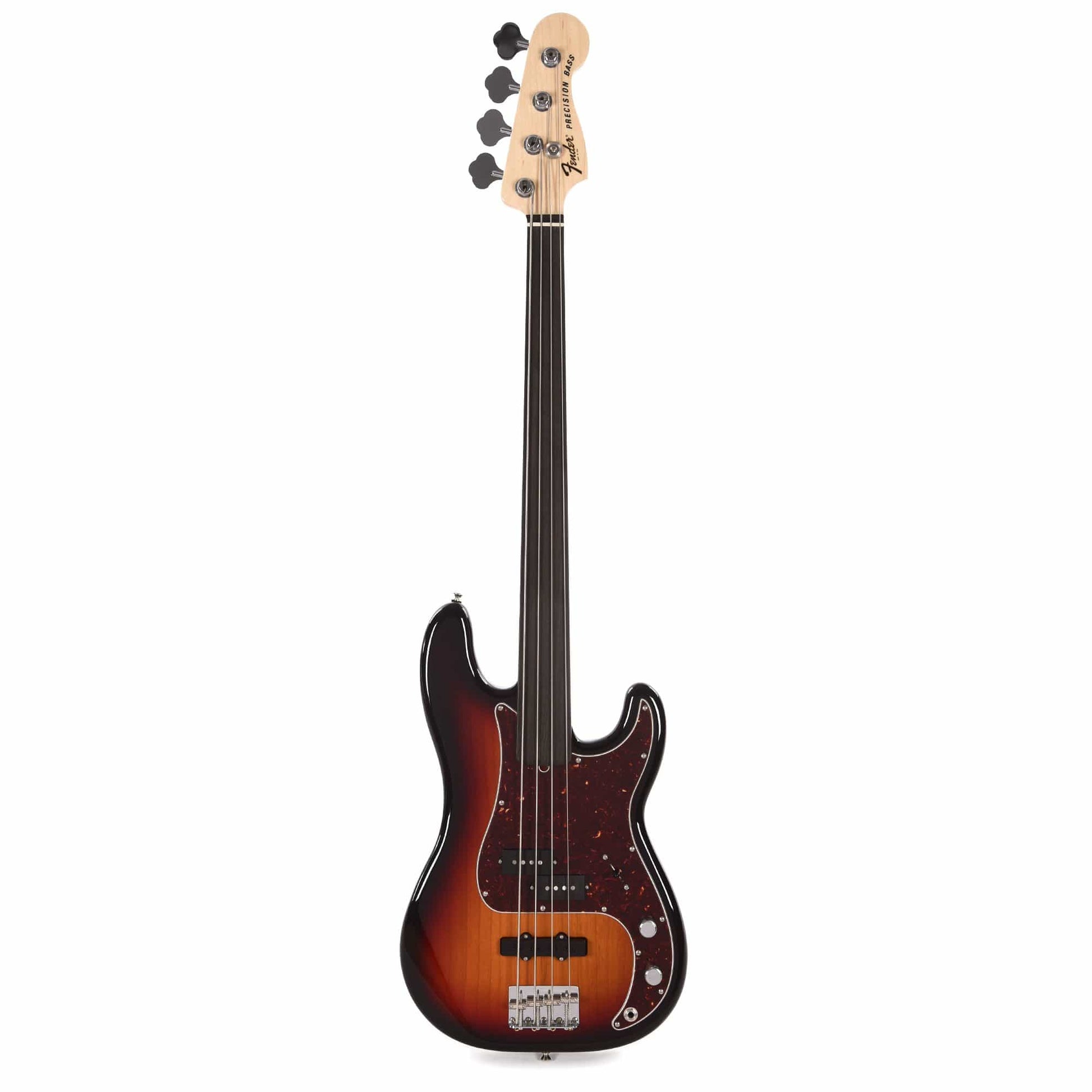 Fender Artist Tony Franklin Fretless Precision Bass 3-Tone Sunburst Bass Guitars / 4-String