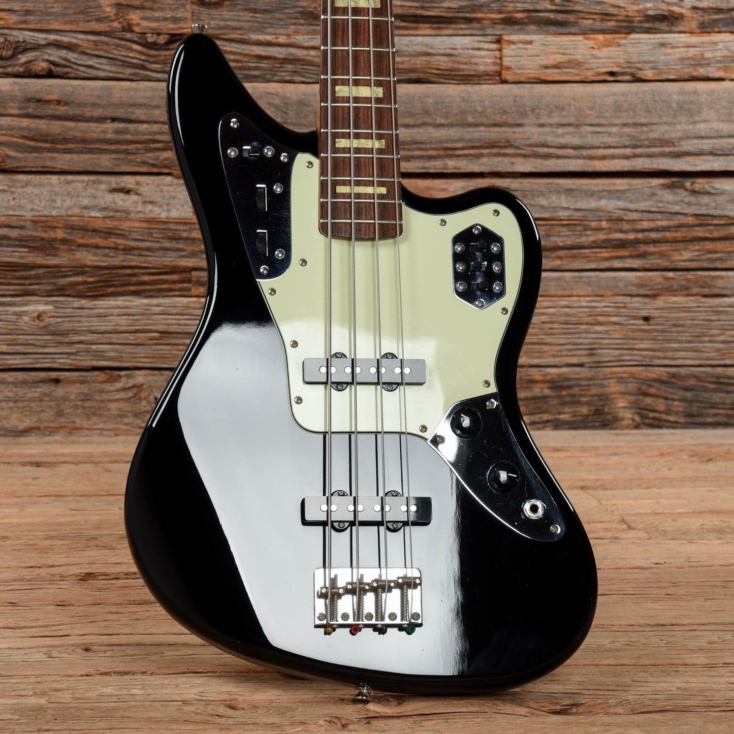 Fender CIJ Jaguar Bass Black Bass Guitars / 4-String