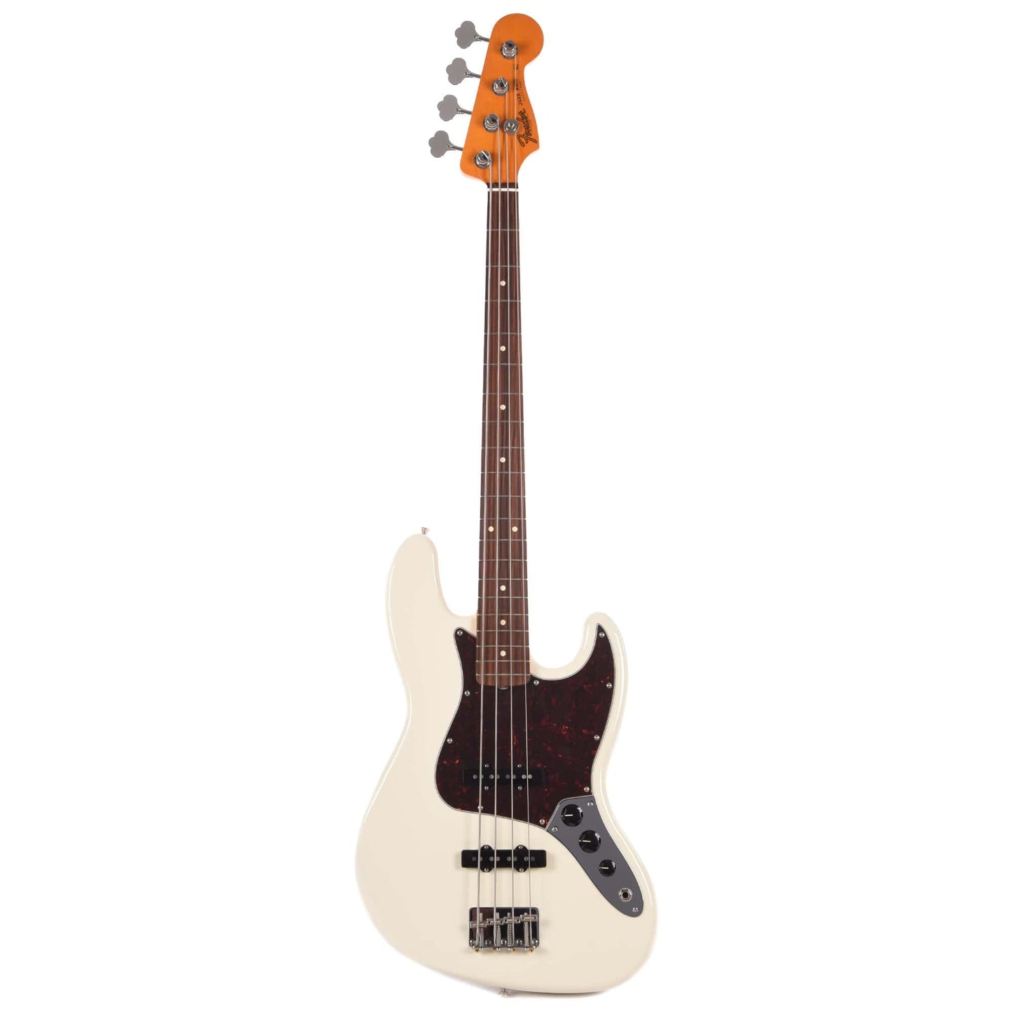 Fender Classic '60s Lacquer Jazz Bass Olympic White Bass Guitars / 4-String