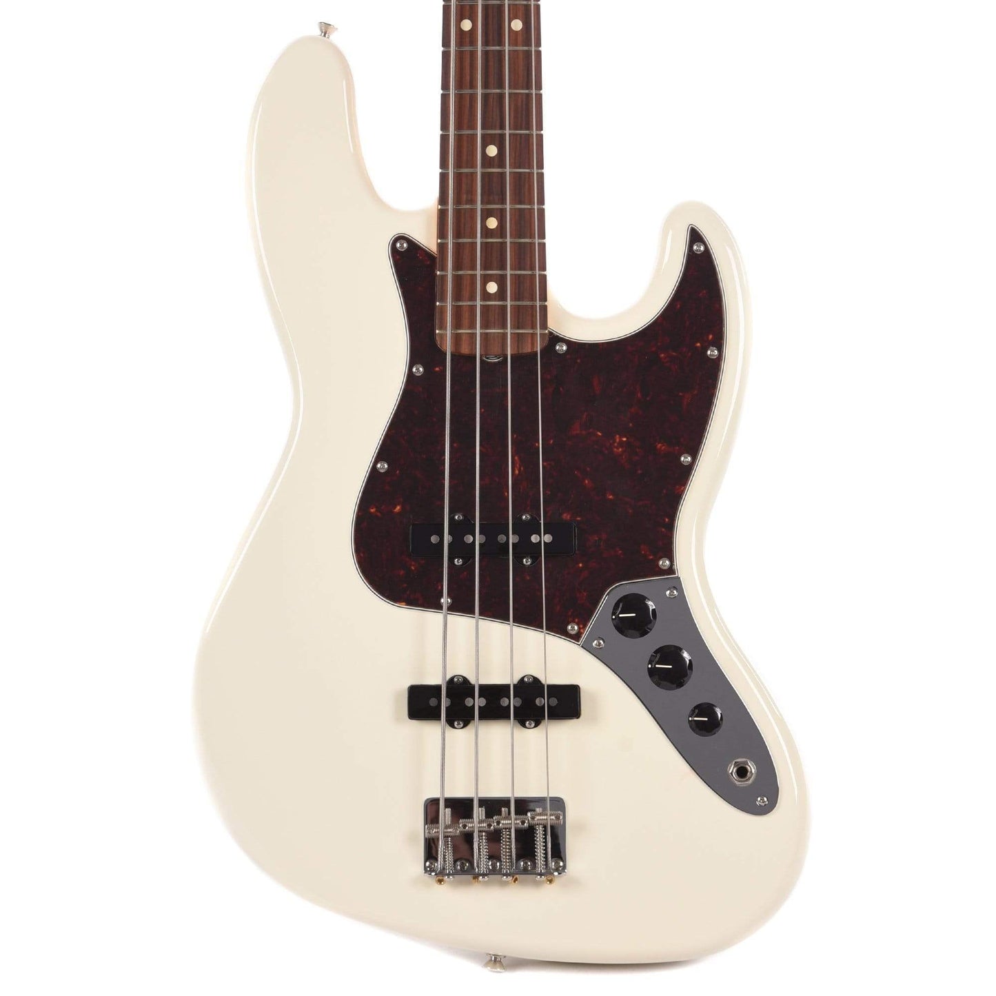 Fender Classic '60s Lacquer Jazz Bass Olympic White Bass Guitars / 4-String