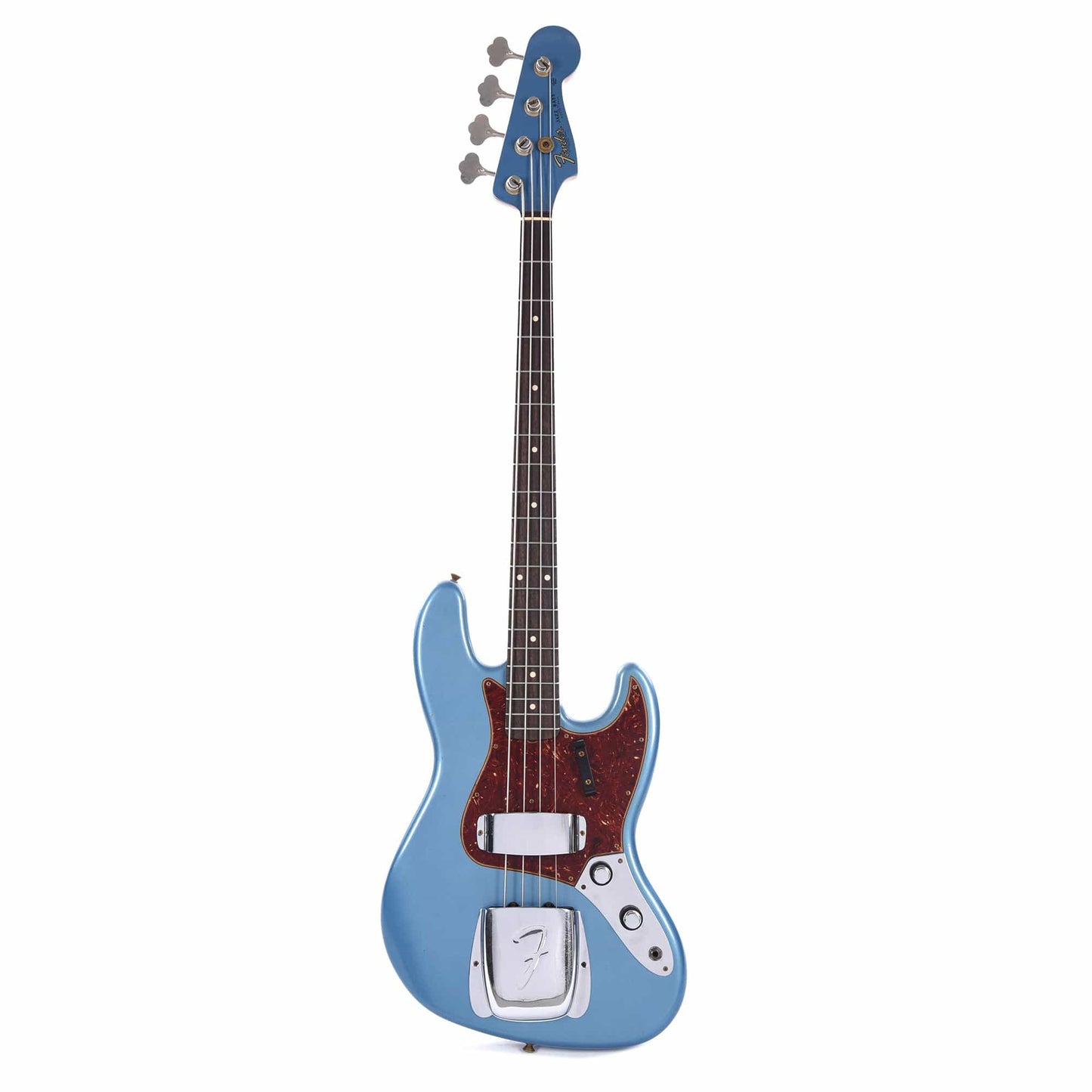 Fender Custom Shop 1960 Jazz Bass "CME Spec" Journeyman Aged Lake Placid Blue w/Painted Headcap Bass Guitars / 4-String