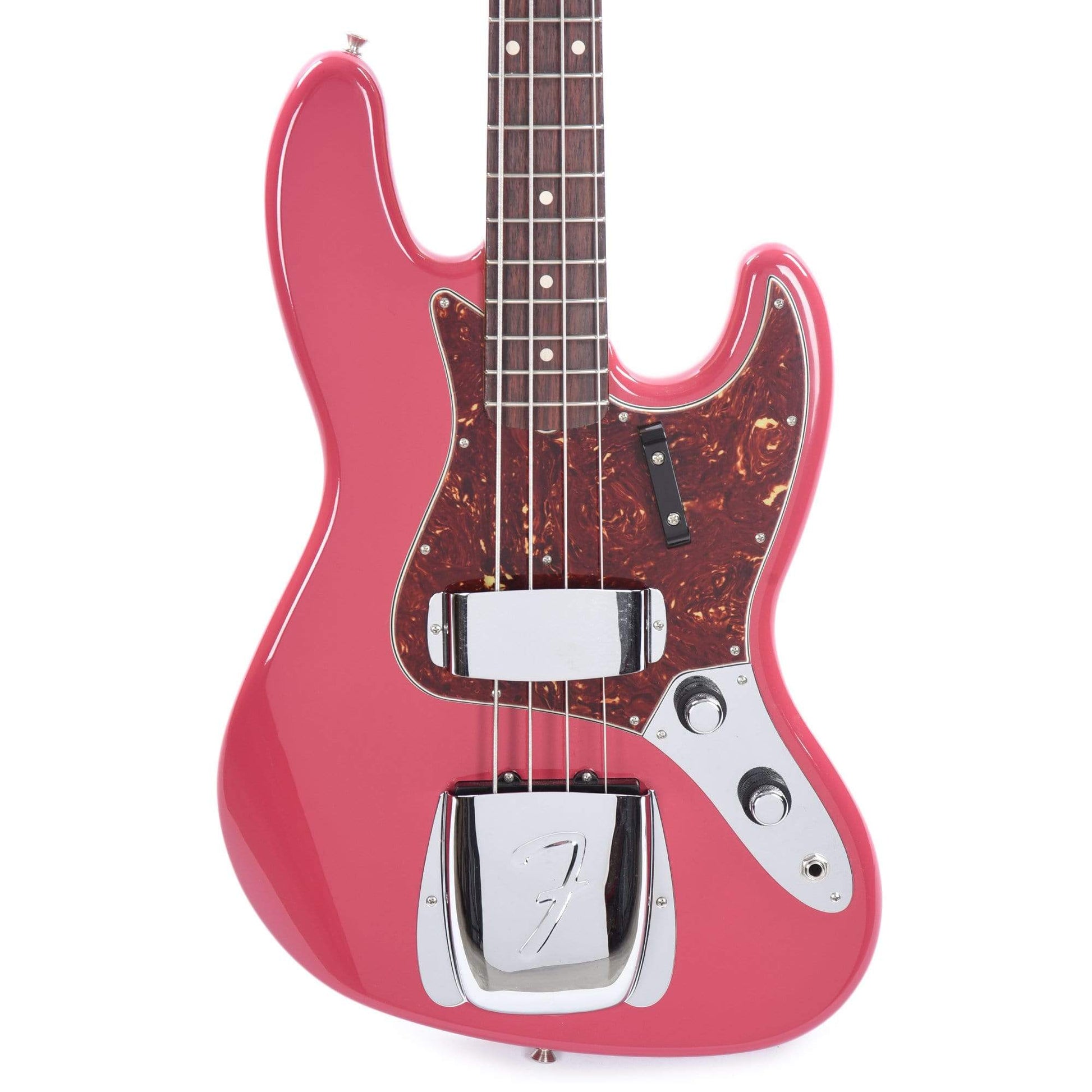 Fender Custom Shop 1960 Jazz Bass Deluxe Closet Classic Faded/Aged Dakota Red w/Black Painted Headcap Bass Guitars / 4-String