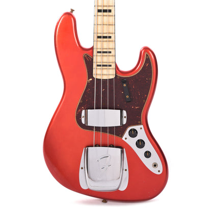 Fender Custom Shop 1968 Jazz Bass Journeyman Relic Aged Candy Apple Red Bass Guitars / 4-String