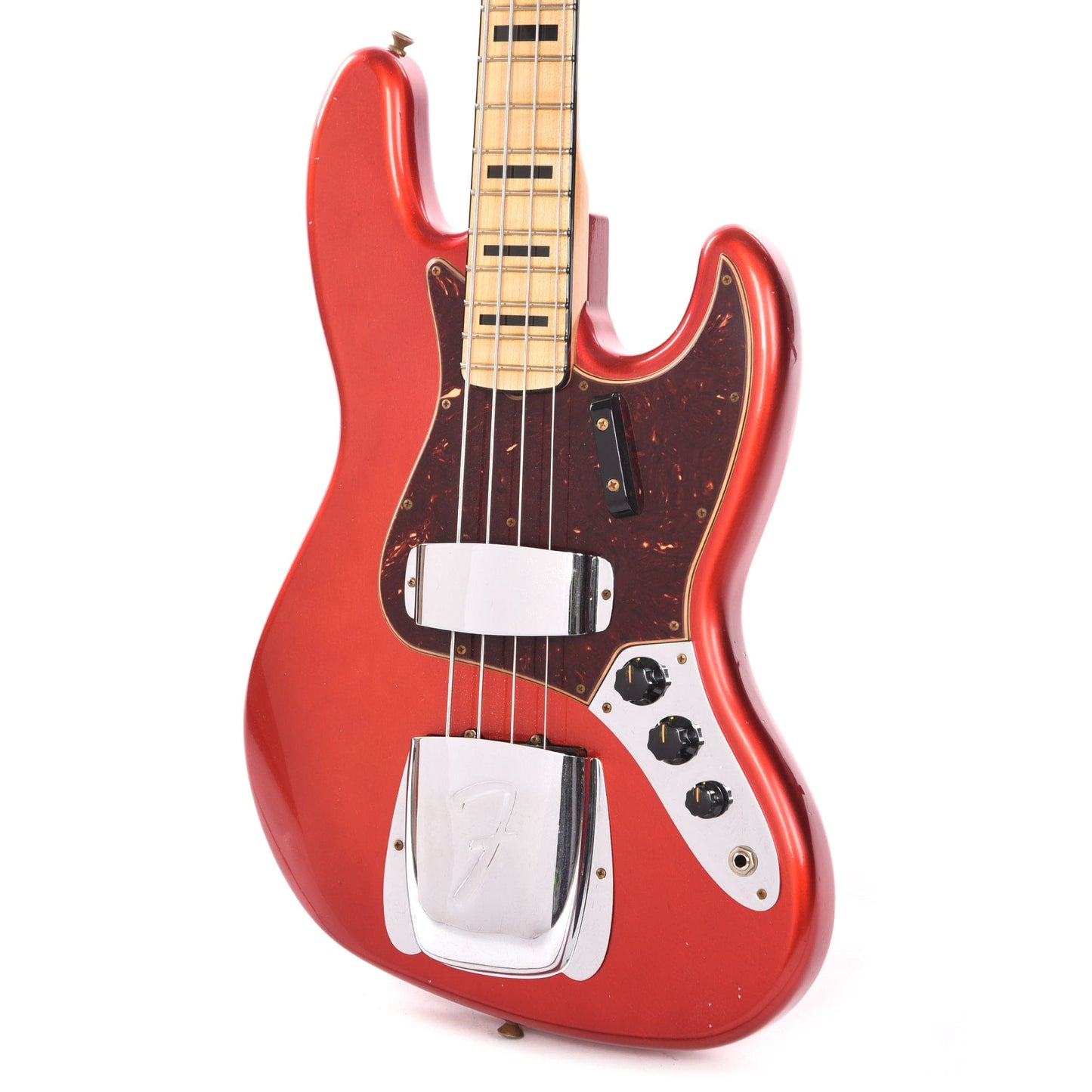 Fender Custom Shop 1968 Jazz Bass Journeyman Relic Aged Candy Apple Red Bass Guitars / 4-String