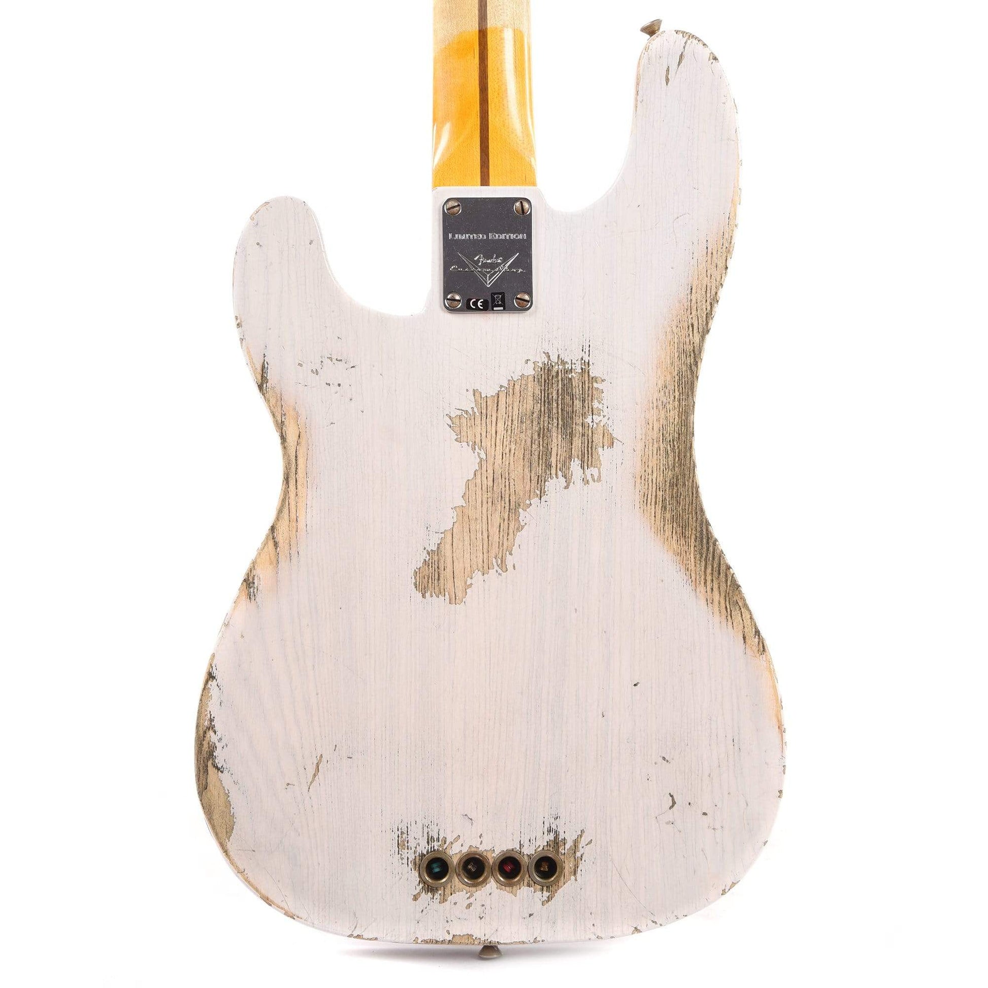 Fender Custom Shop Limited Edition 1951 Precision Bass Heavy Relic Aged White Blonde Bass Guitars / 4-String