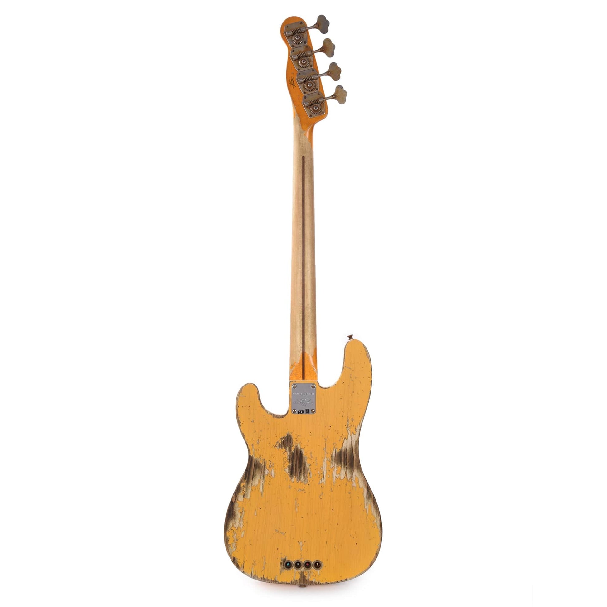 Fender Custom Shop Limited Edition 1951 Precision Bass Super Heavy Relic Aged Nocaster Blonde Bass Guitars / 4-String