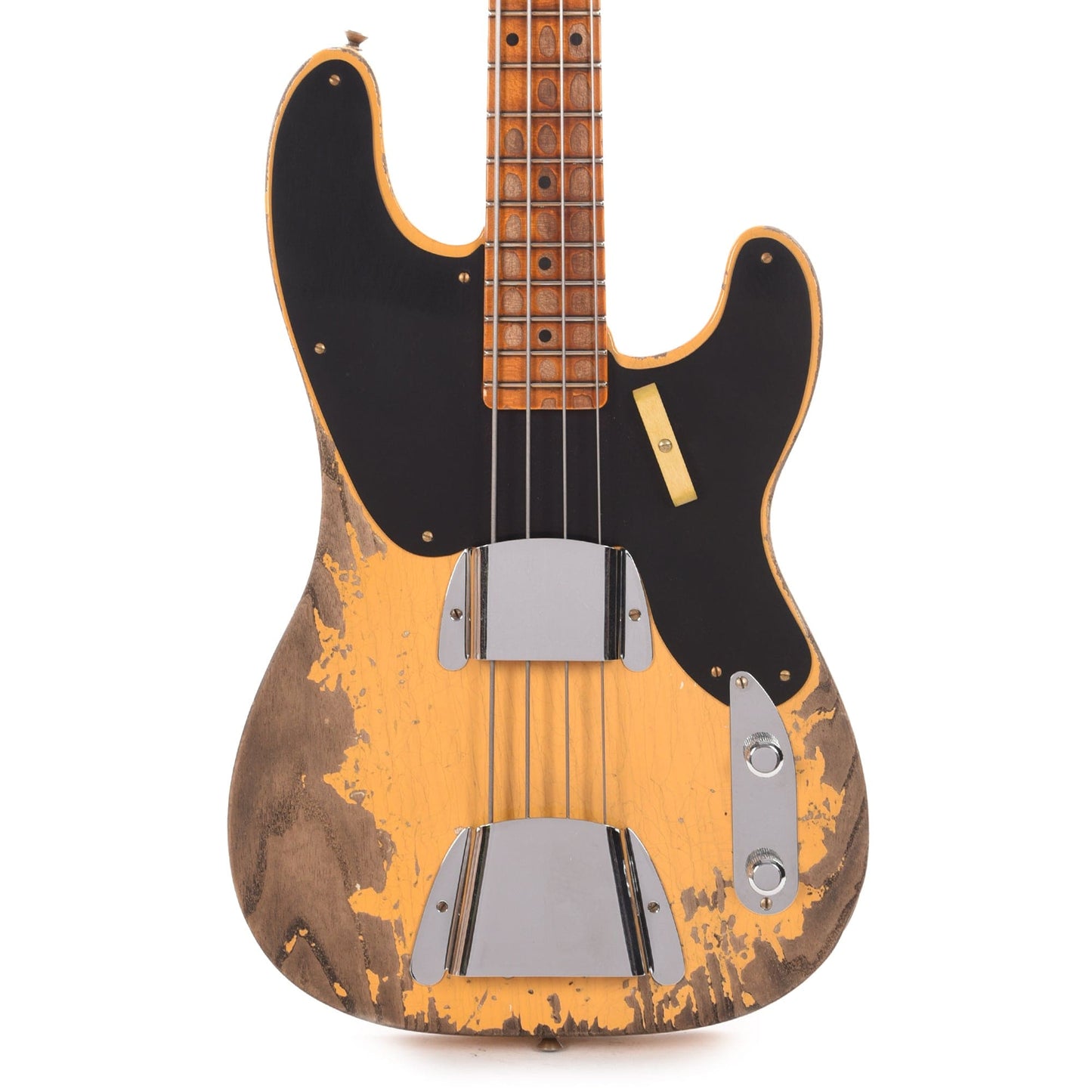 Fender Custom Shop Limited Edition 1951 Precision Bass Super Heavy Relic Aged Nocaster Blonde Bass Guitars / 4-String