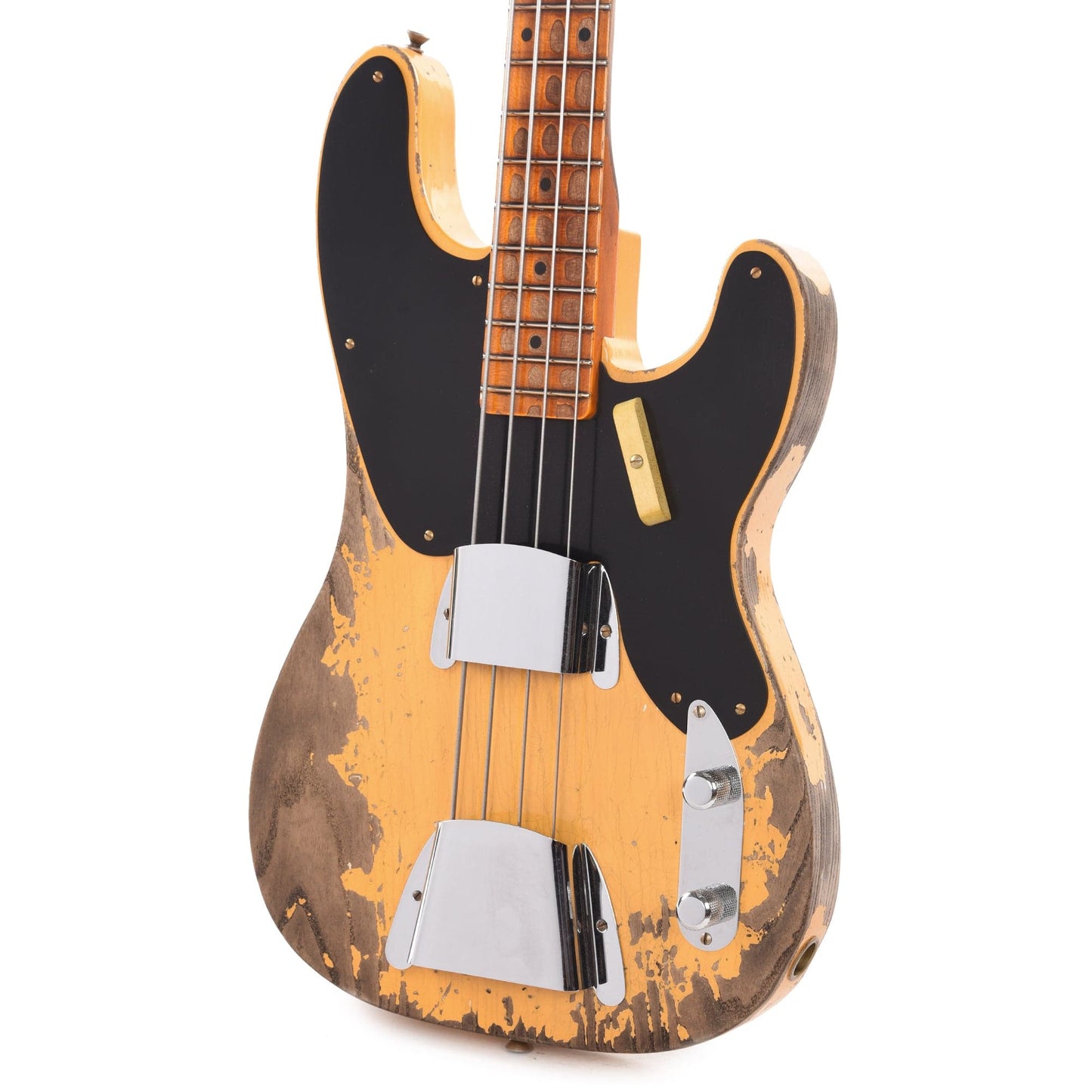 Fender Custom Shop Limited Edition 1951 Precision Bass Super Heavy Relic Aged Nocaster Blonde Bass Guitars / 4-String