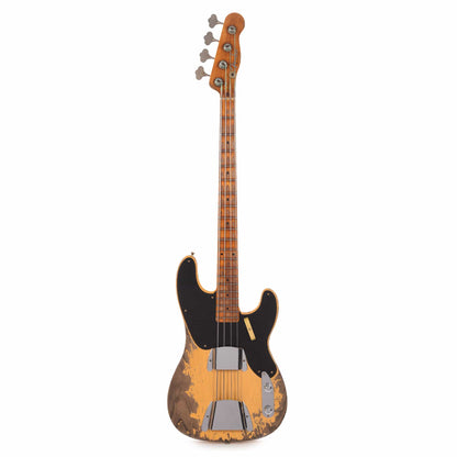 Fender Custom Shop Limited Edition 1951 Precision Bass Super Heavy Relic Aged Nocaster Blonde Bass Guitars / 4-String