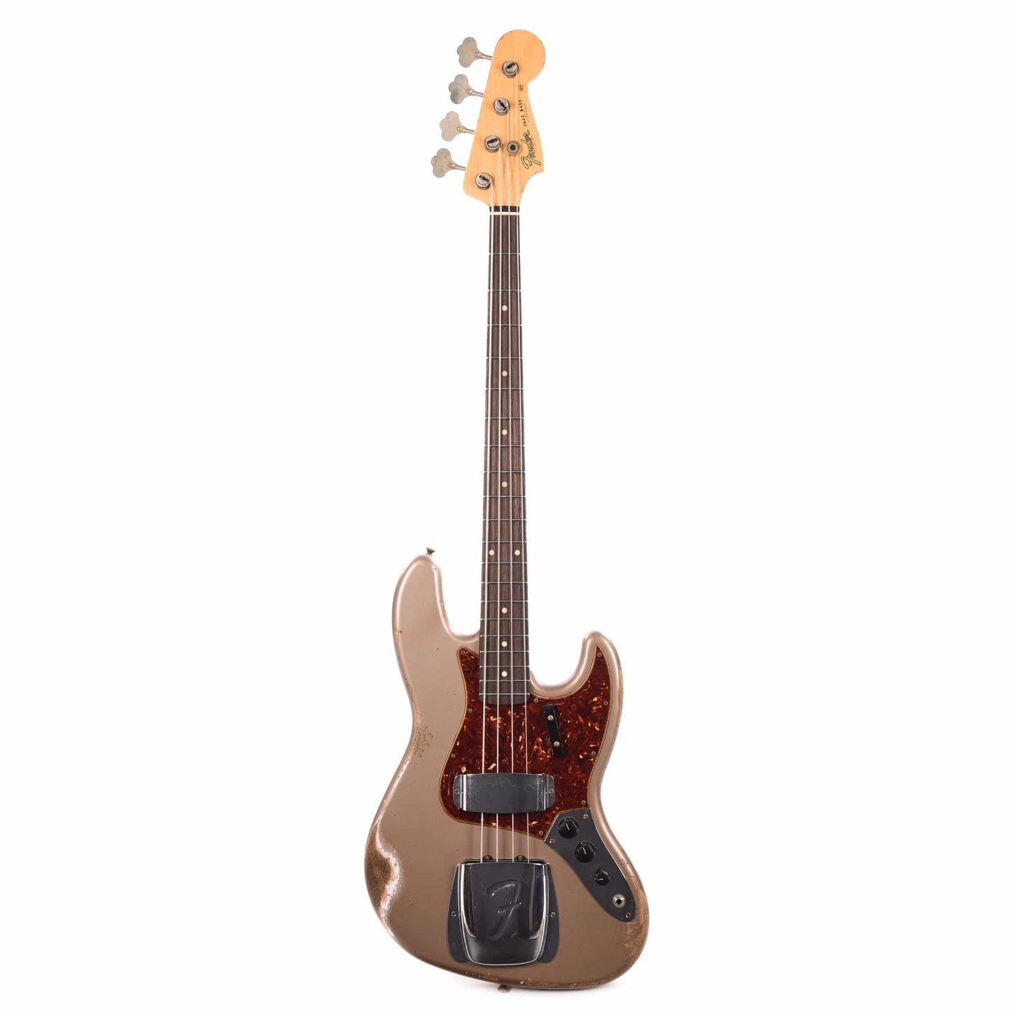 Fender Custom Shop Time Machine 1961 Jazz Bass Heavy Relic Aged Shoreline Gold Bass Guitars / 4-String