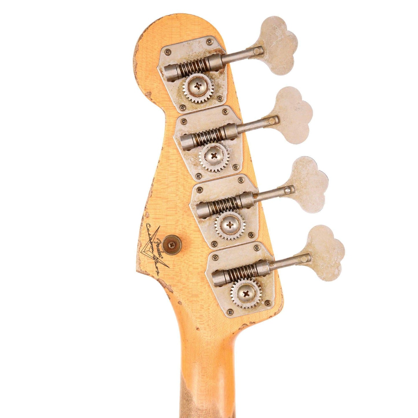 Fender Custom Shop Time Machine 1961 Jazz Bass Heavy Relic Aged Shoreline Gold Bass Guitars / 4-String