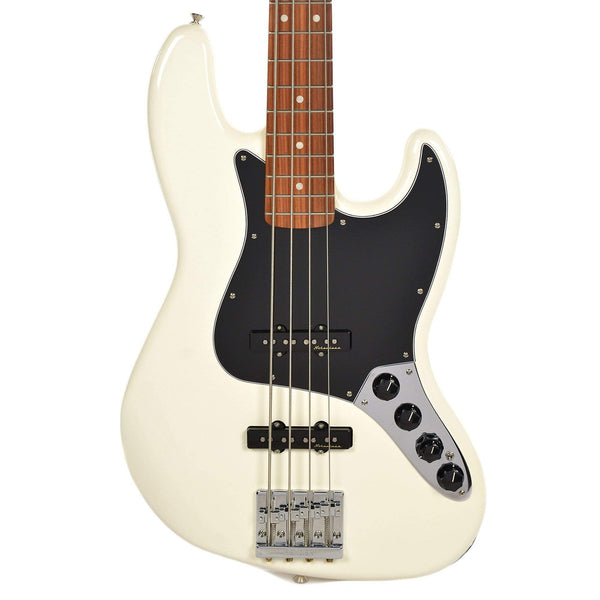 Fender Deluxe Active Jazz Bass Olympic White – Chicago Music Exchange