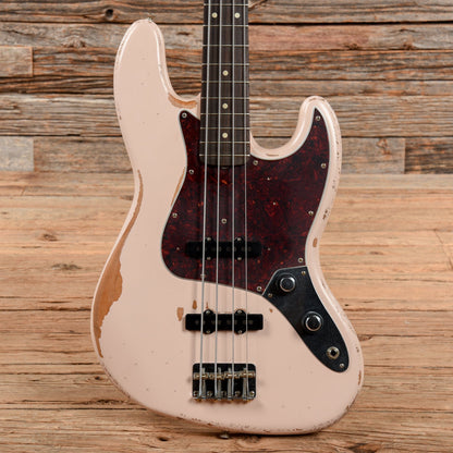 Fender Flea Artist Series Road Worn Signature Jazz Bass Shell Pink 2021 Bass Guitars / 4-String