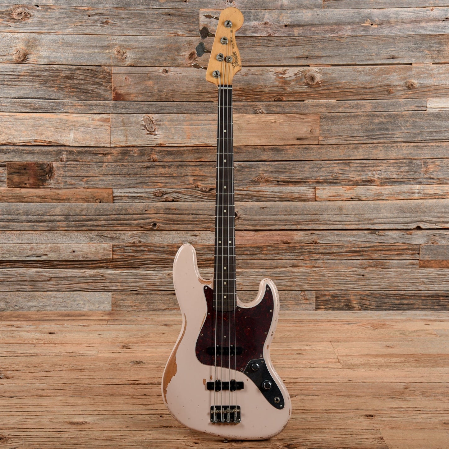 Fender Flea Artist Series Road Worn Signature Jazz Bass Shell Pink 2021 Bass Guitars / 4-String