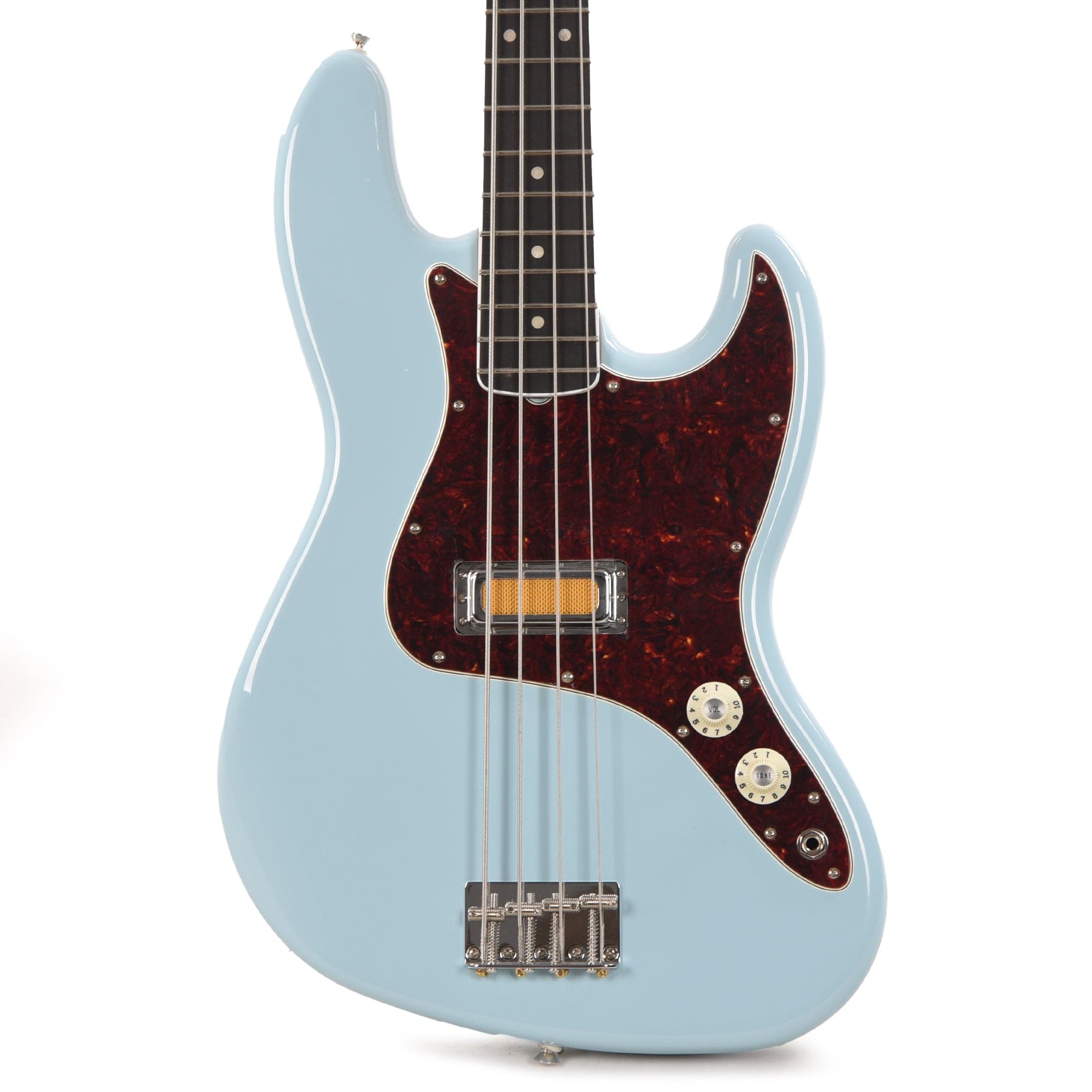 Fender Gold Foil Jazz Bass Sonic Blue – Chicago Music Exchange