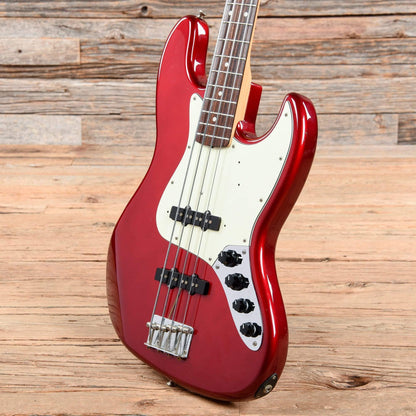 Fender Japan Active Jazz Bass Candy Apple Red 2011 Bass Guitars / 4-String