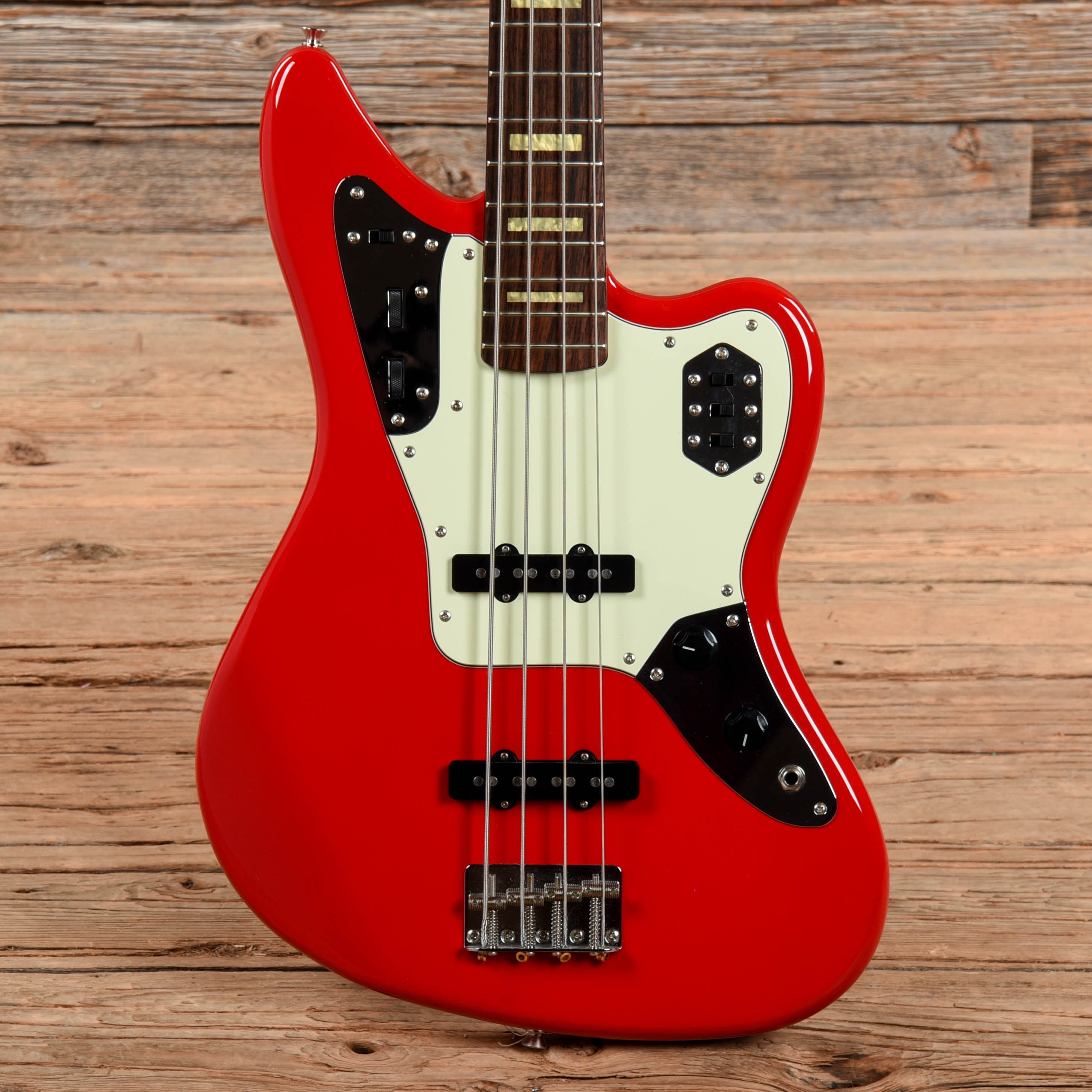Fender Japan JAB Jaguar Bass Hot Rod Red – Chicago Music Exchange