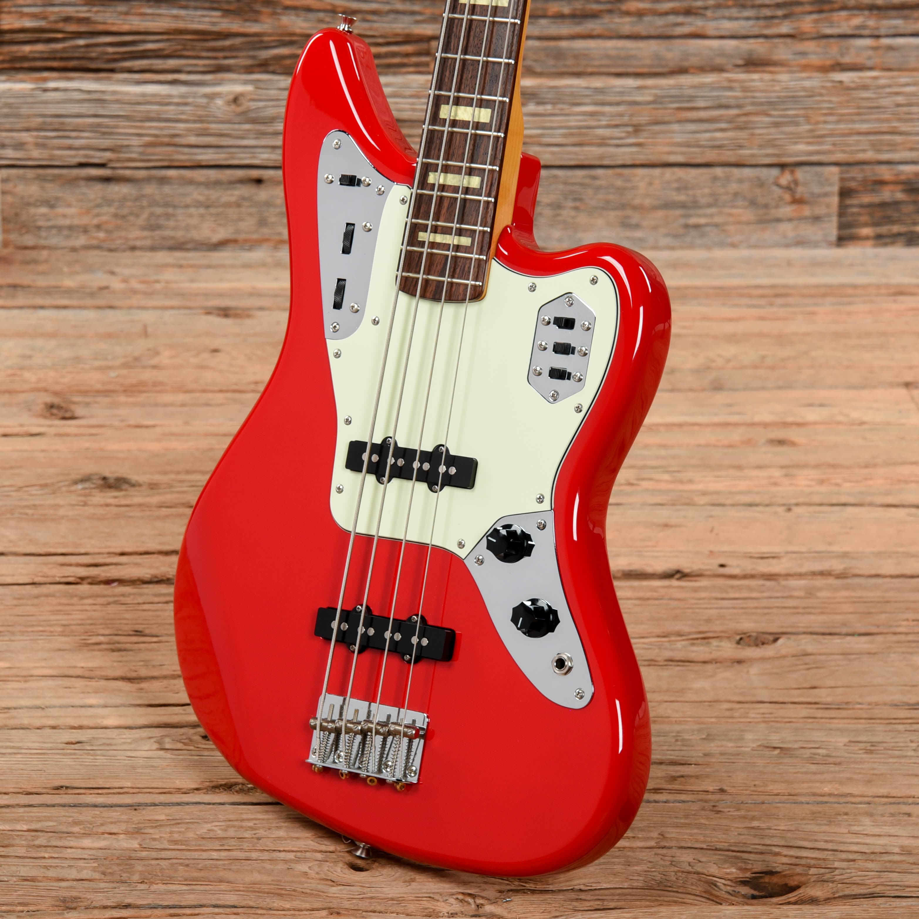 Fender Japan JAB Jaguar Bass Hot Rod Red – Chicago Music Exchange