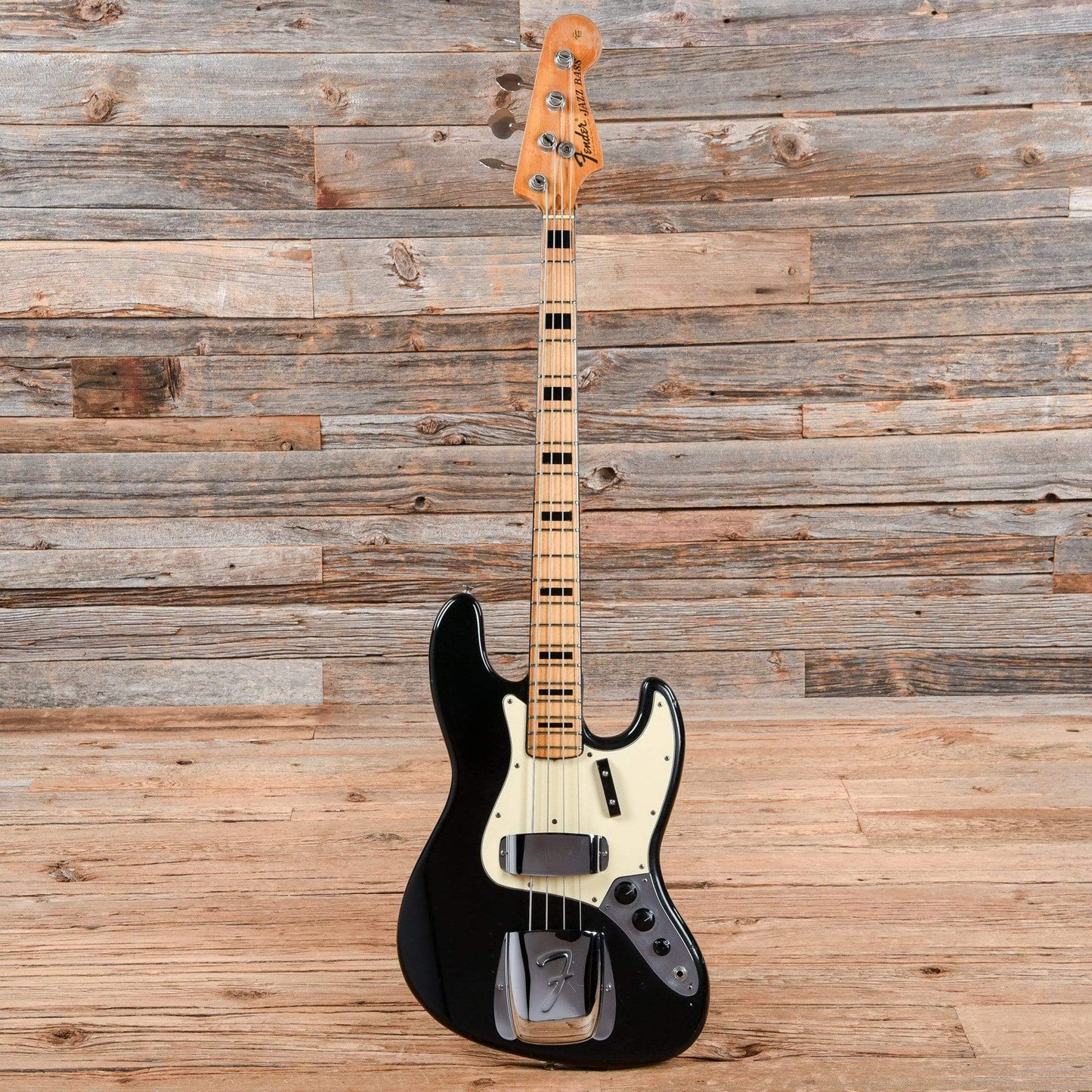 Fender Jazz Bass Black 1973 Bass Guitars / 4-String