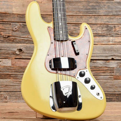 Fender Jazz Bass Olympic White Refin 1965 Bass Guitars / 4-String