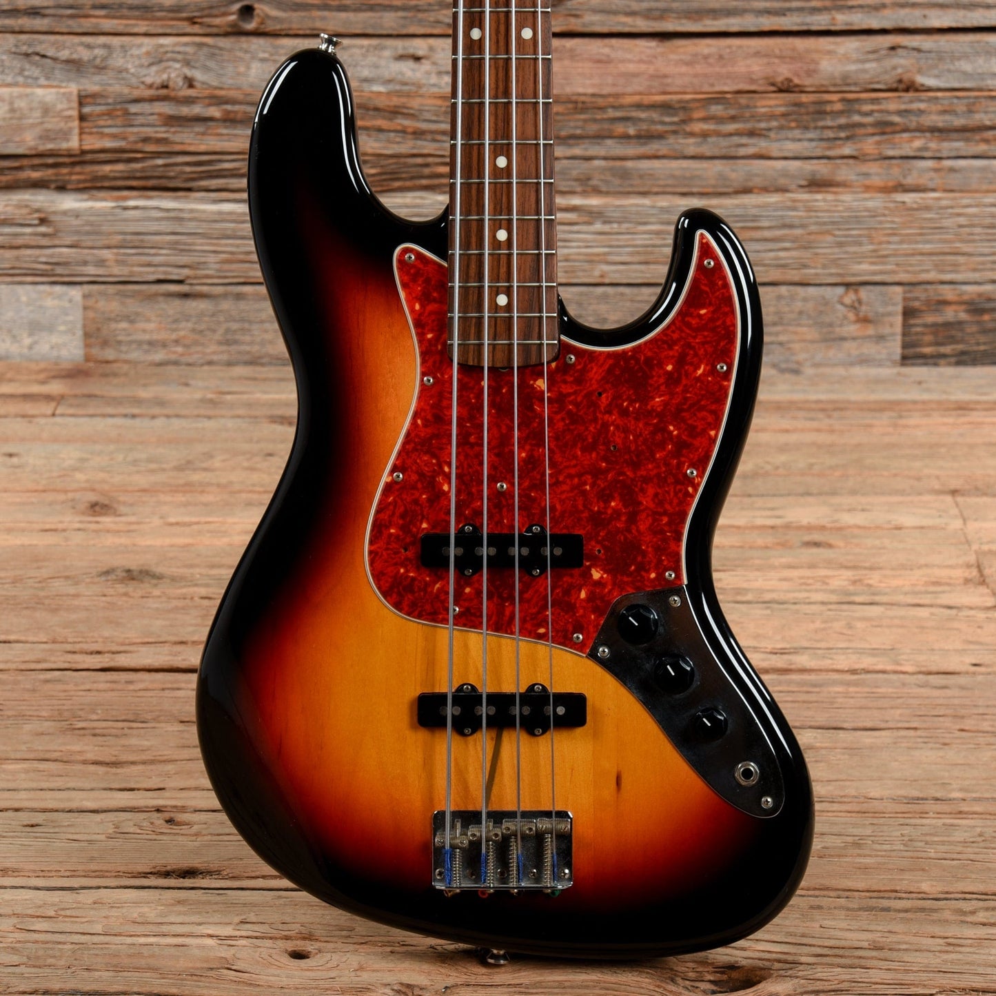 Fender JB-62 Jazz Bass Reissue CIJ Sunburst 1999 Bass Guitars / 4-String