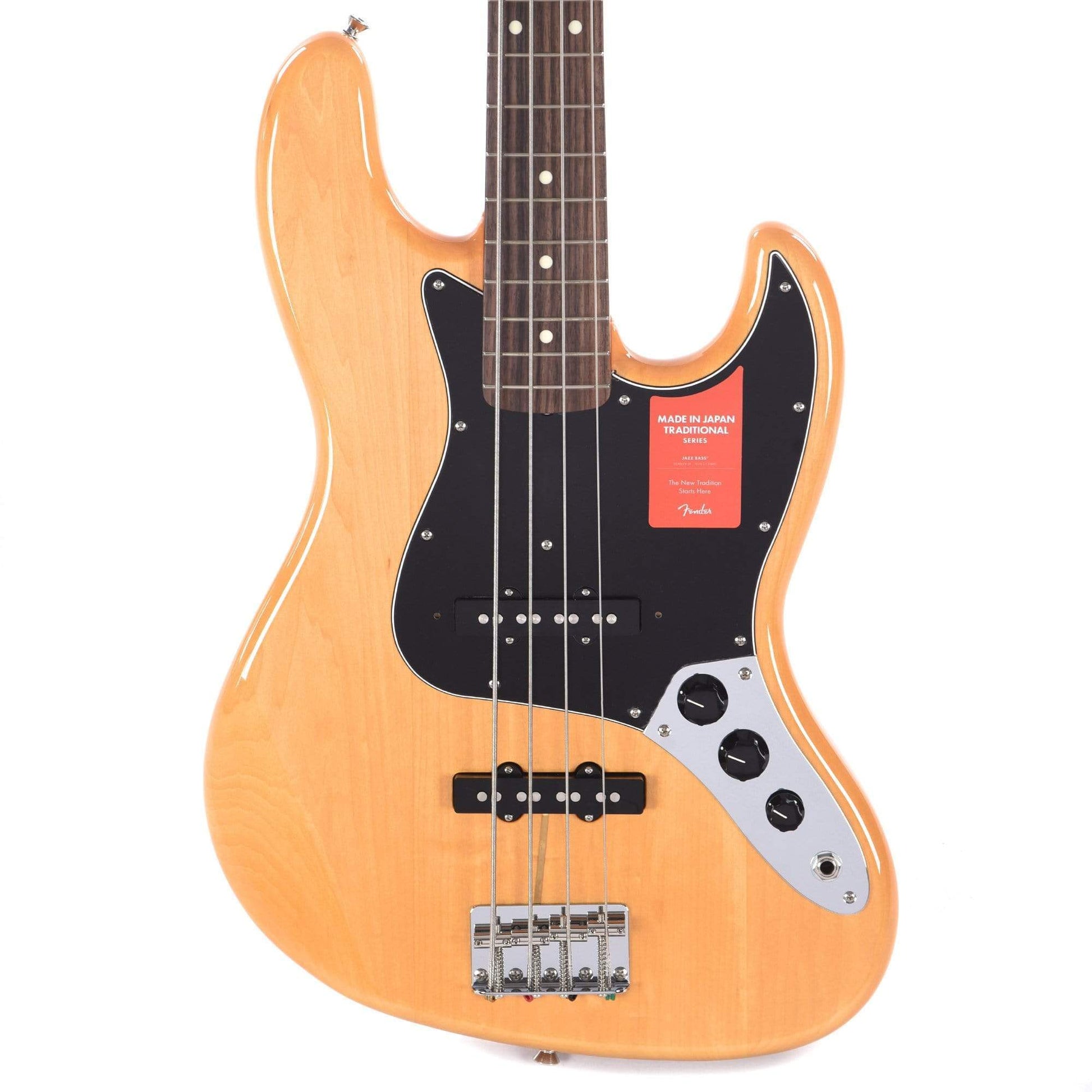 Fender MIJ Traditional 60s Jazz Bass Vintage Natural Bass Guitars / 4-String