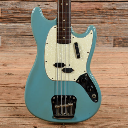 Fender Mustang Bass Daphne Blue 1966 Bass Guitars / 4-String