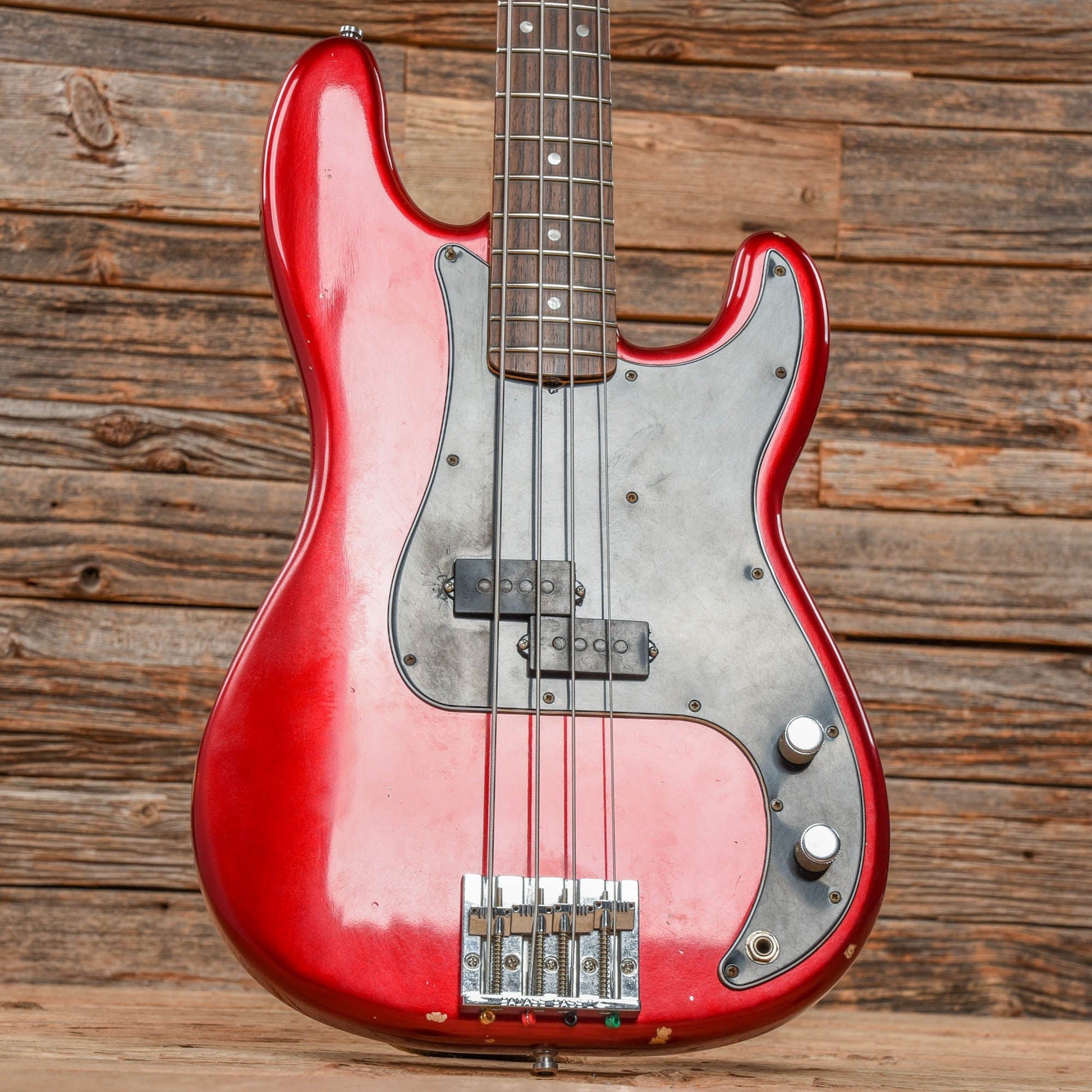 Fender Nate Mendel Artist Series Signature Precision Bass Candy Apple Red Bass Guitars / 4-String