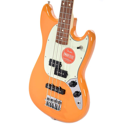 Fender Offset Series Mustang Bass PJ Capri Orange Bass Guitars / 4-String