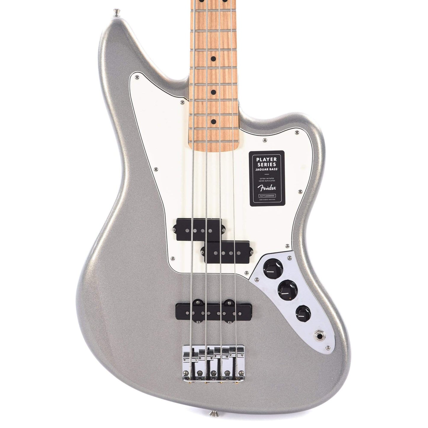 Fender Player Jaguar Bass Silver Bass Guitars / 4-String