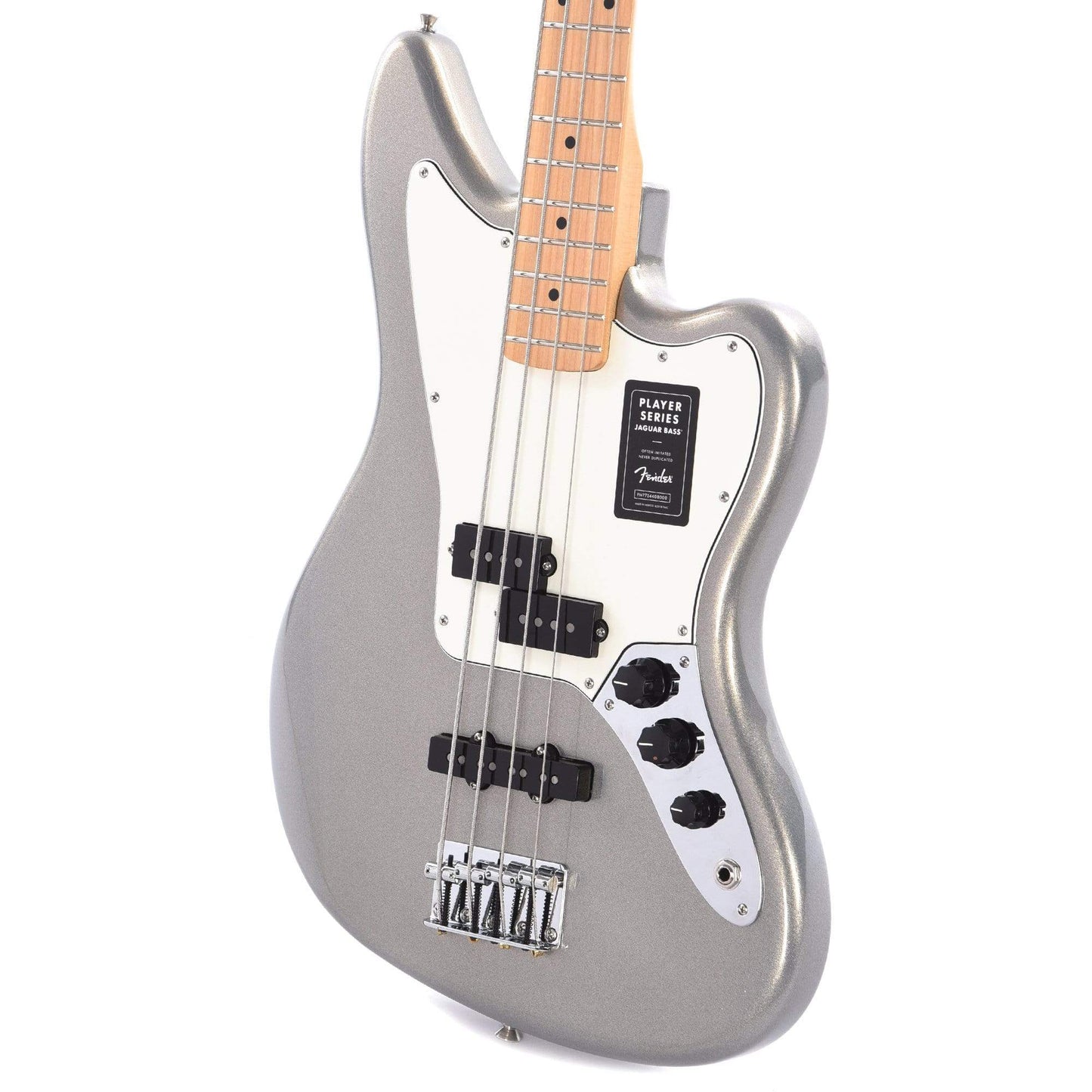 Fender Player Jaguar Bass Silver Bass Guitars / 4-String