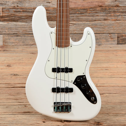 Fender Player Jazz Bass Fretless White 2021 Bass Guitars / 4-String