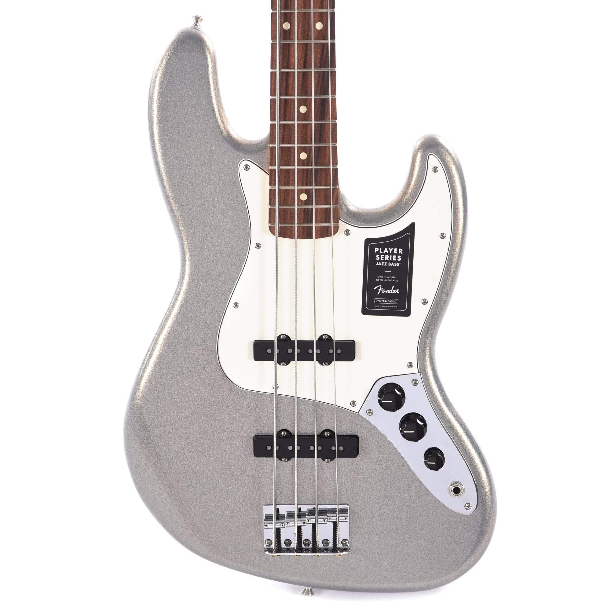 Fender Player Jazz Bass Silver – Chicago Music Exchange