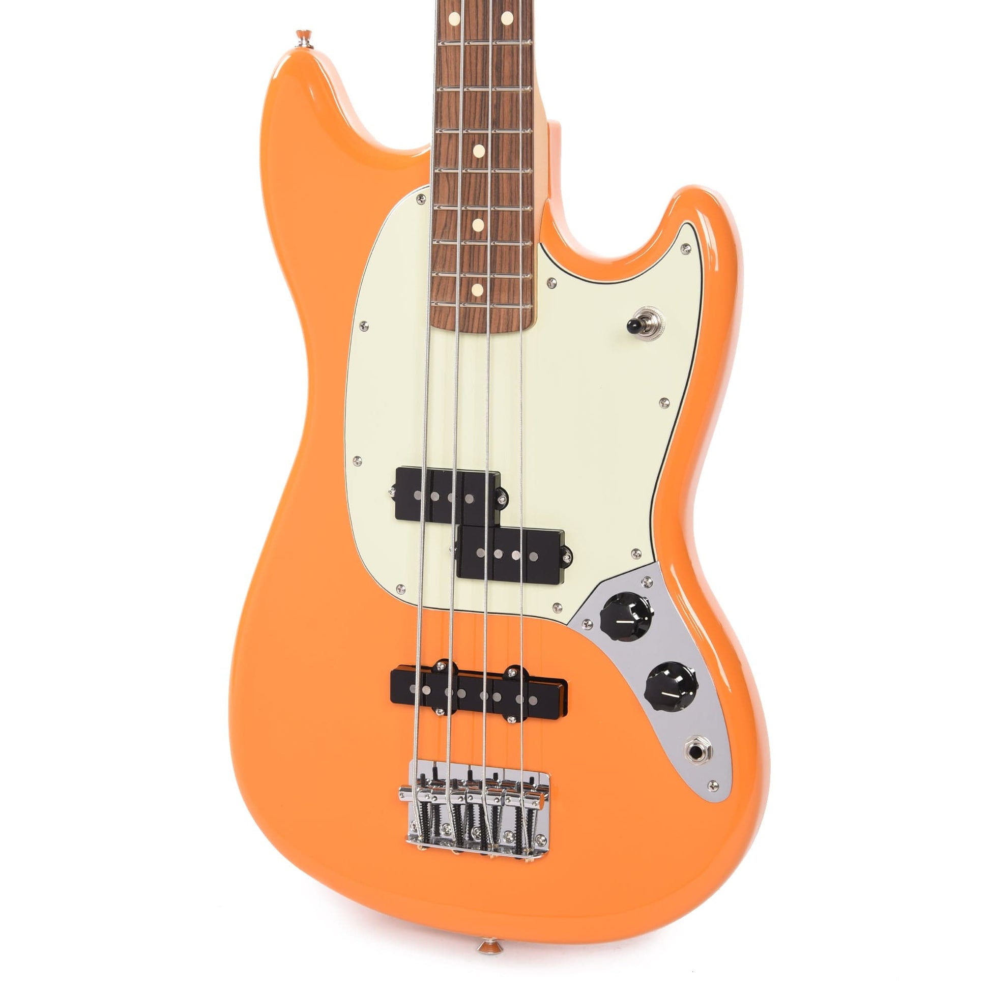 Fender Player Mustang Bass Capri Orange Bass Guitars / 4-String