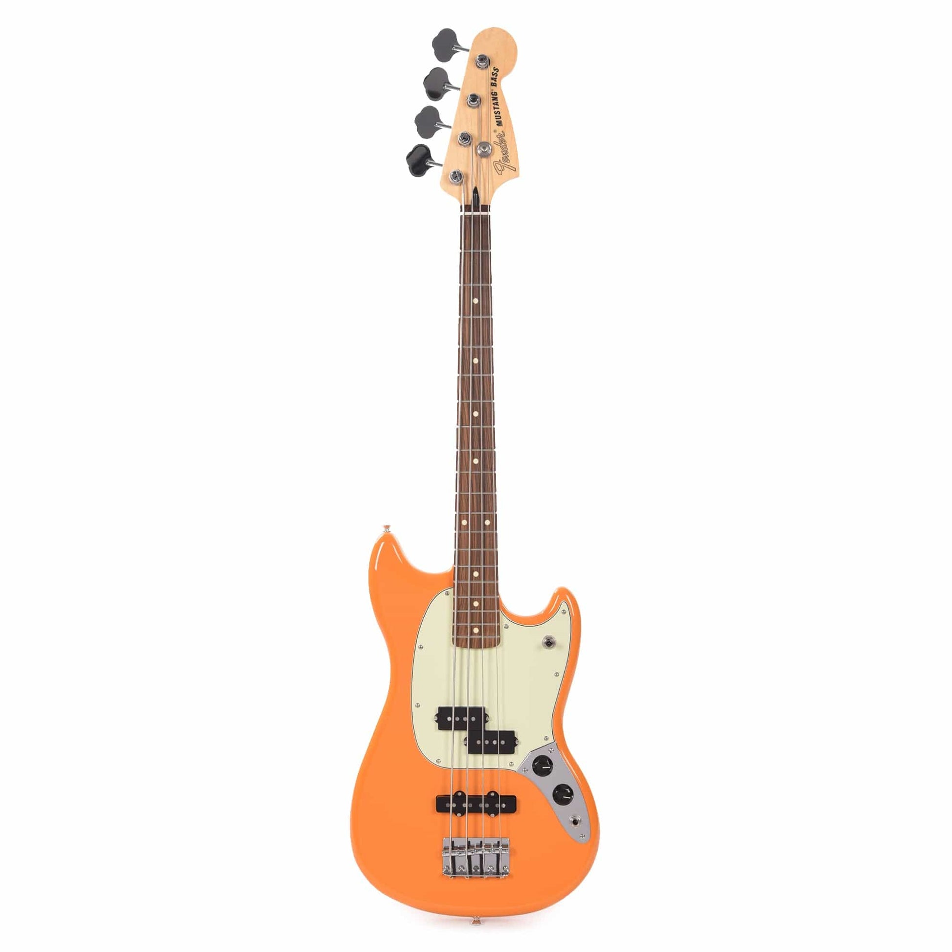 Fender Player Mustang Bass Capri Orange Bass Guitars / 4-String