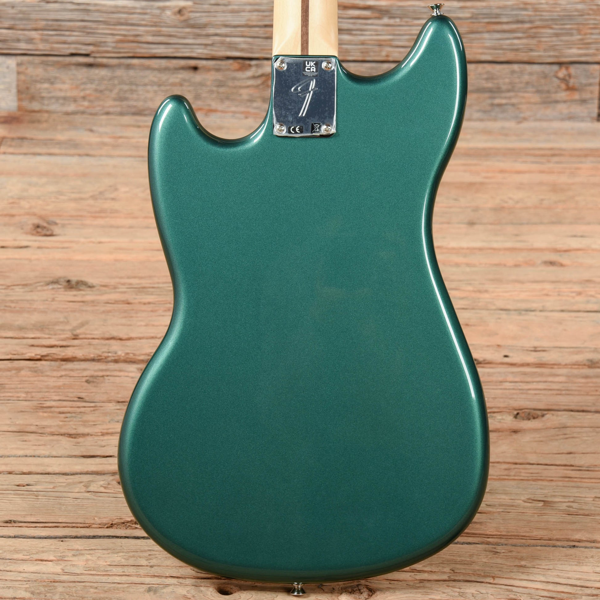 Fender Player Mustang Bass PJ Sherwood Green w/3-Ply Mint Pickguard Bass Guitars / 4-String