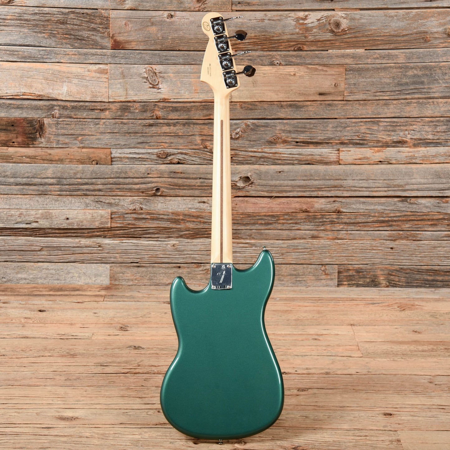 Fender Player Mustang Bass PJ Sherwood Green w/3-Ply Mint Pickguard Bass Guitars / 4-String