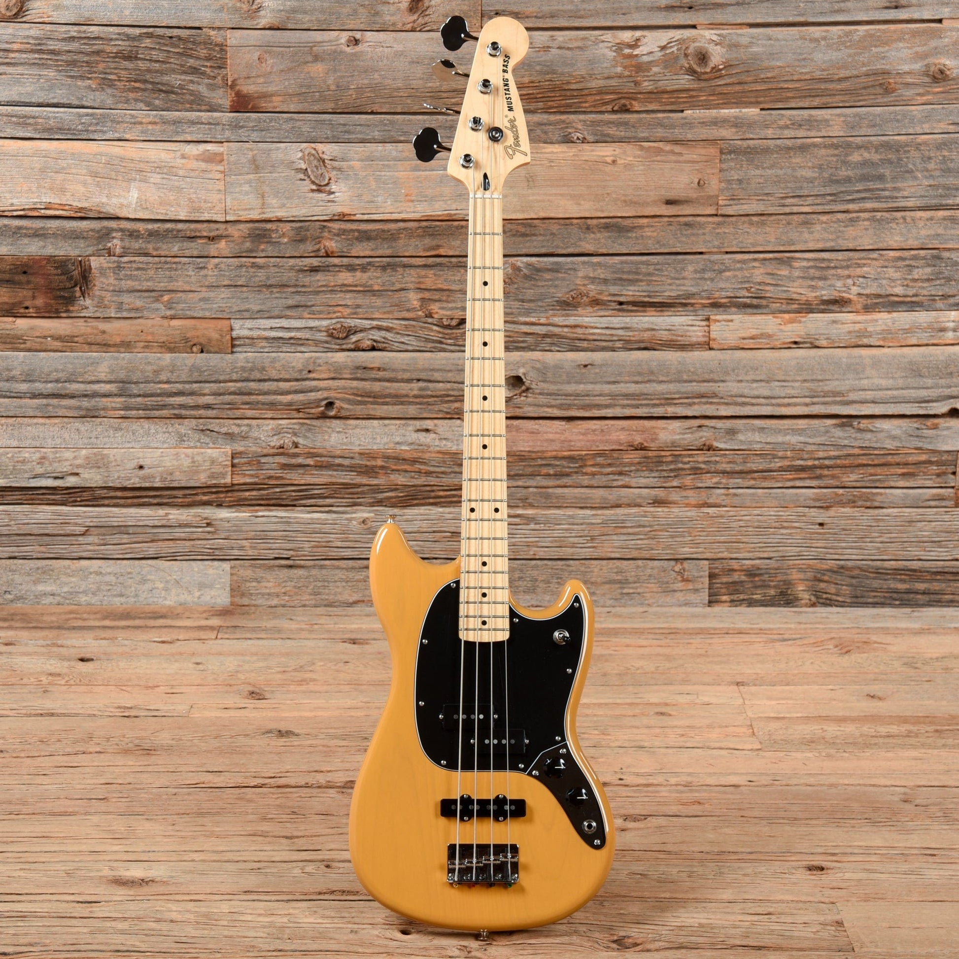 Fender Player Mustang PJ Bass Butterscotch Blonde 2021 Bass Guitars / 4-String