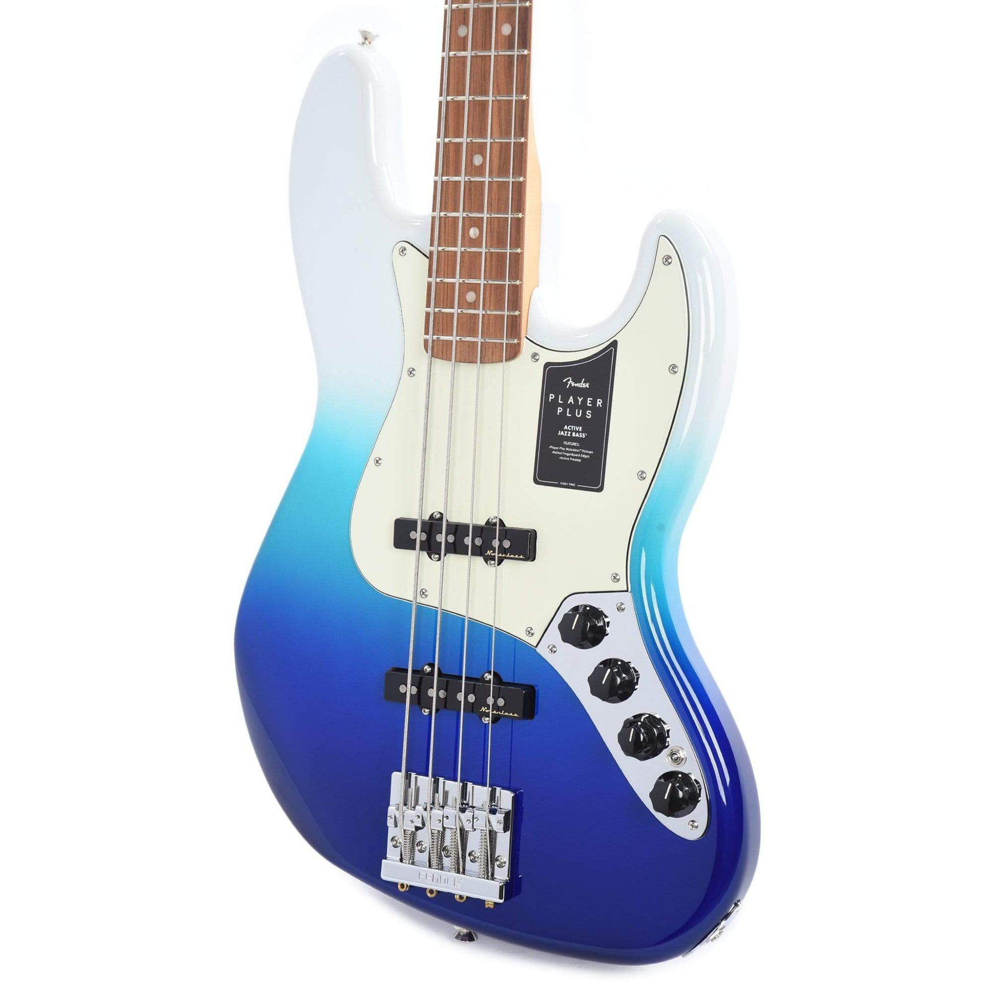 Fender Player Plus Active Jazz Bass Bel Air Blue Bass Guitars / 4-String