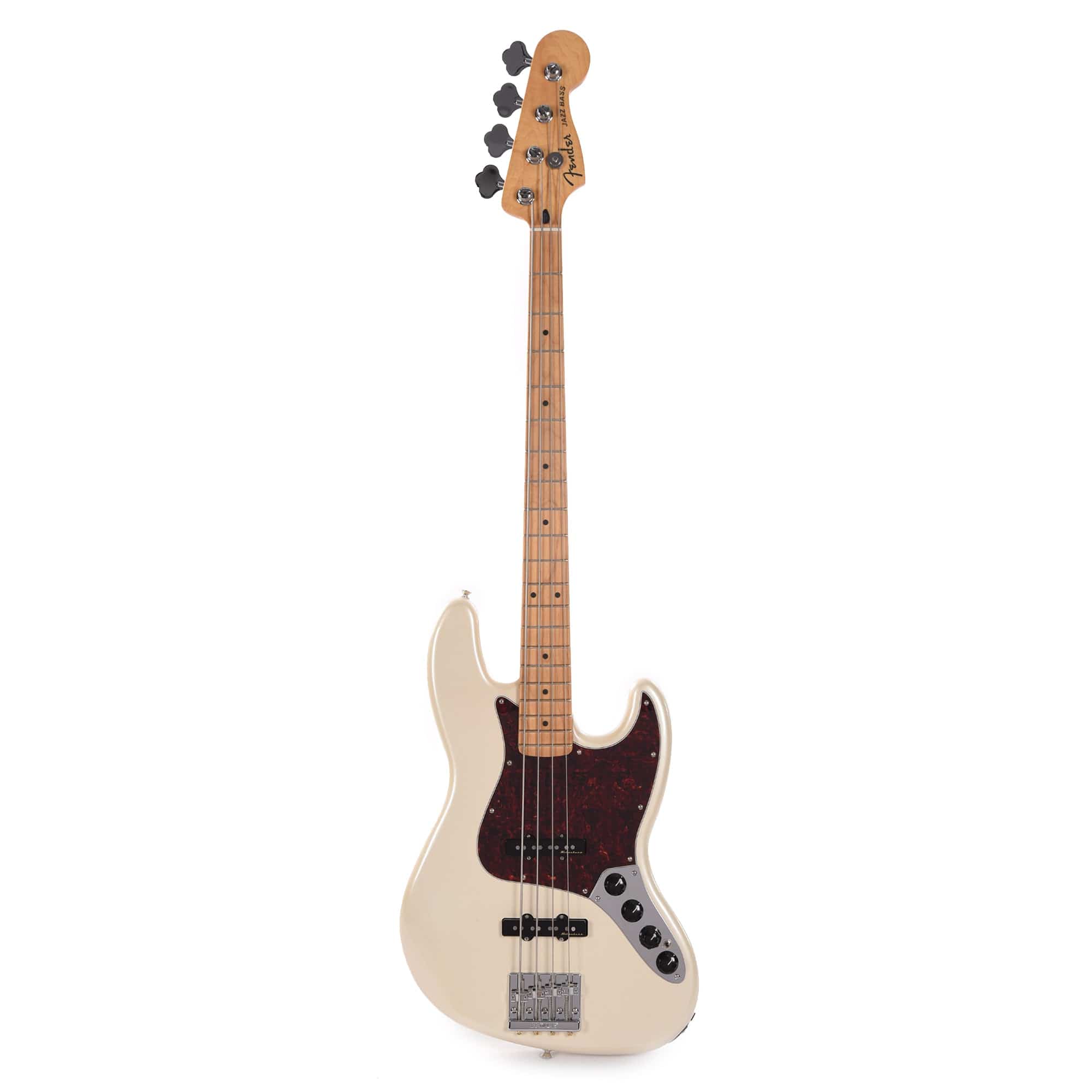 Fender Player Plus Active Jazz Bass Olympic Pearl Bass Guitars / 4-String