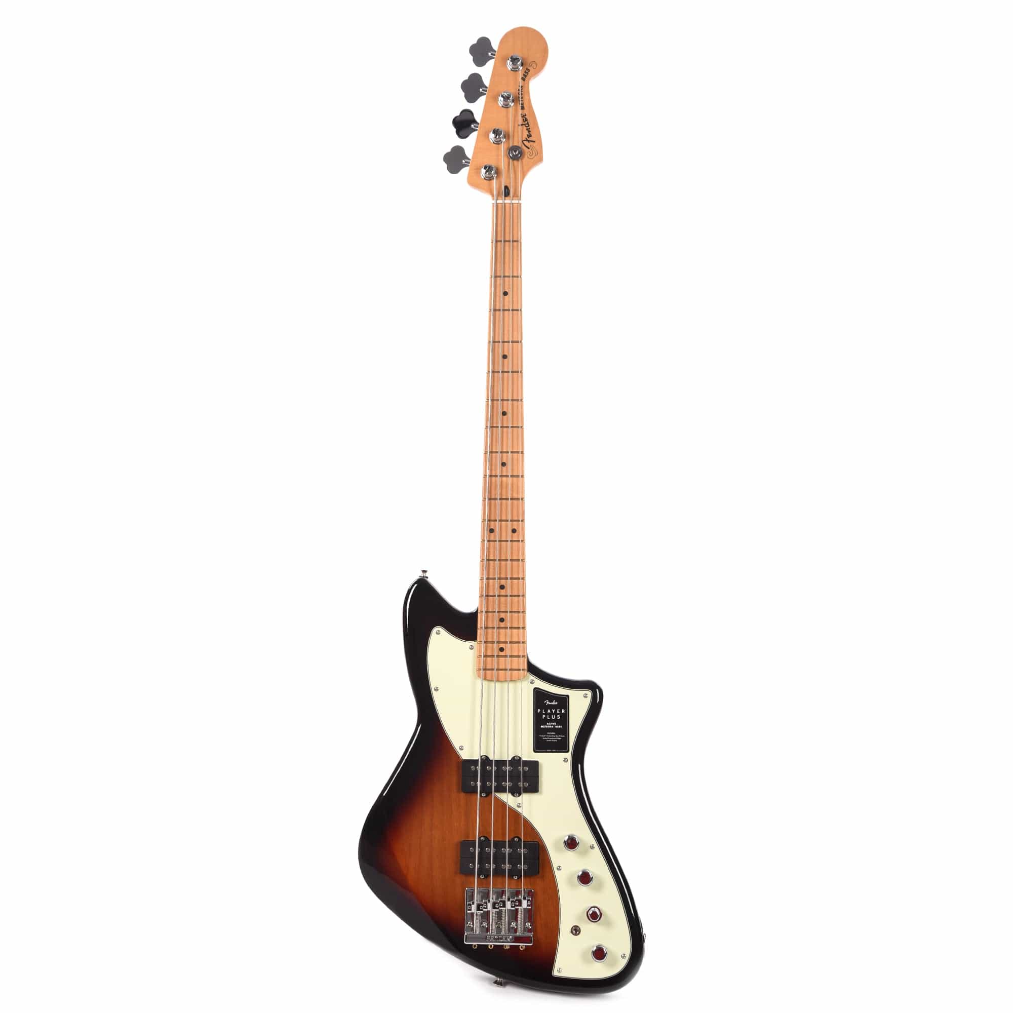 Fender Player Plus Active Meteora Bass 3-Tone Sunburst Bass Guitars / 4-String