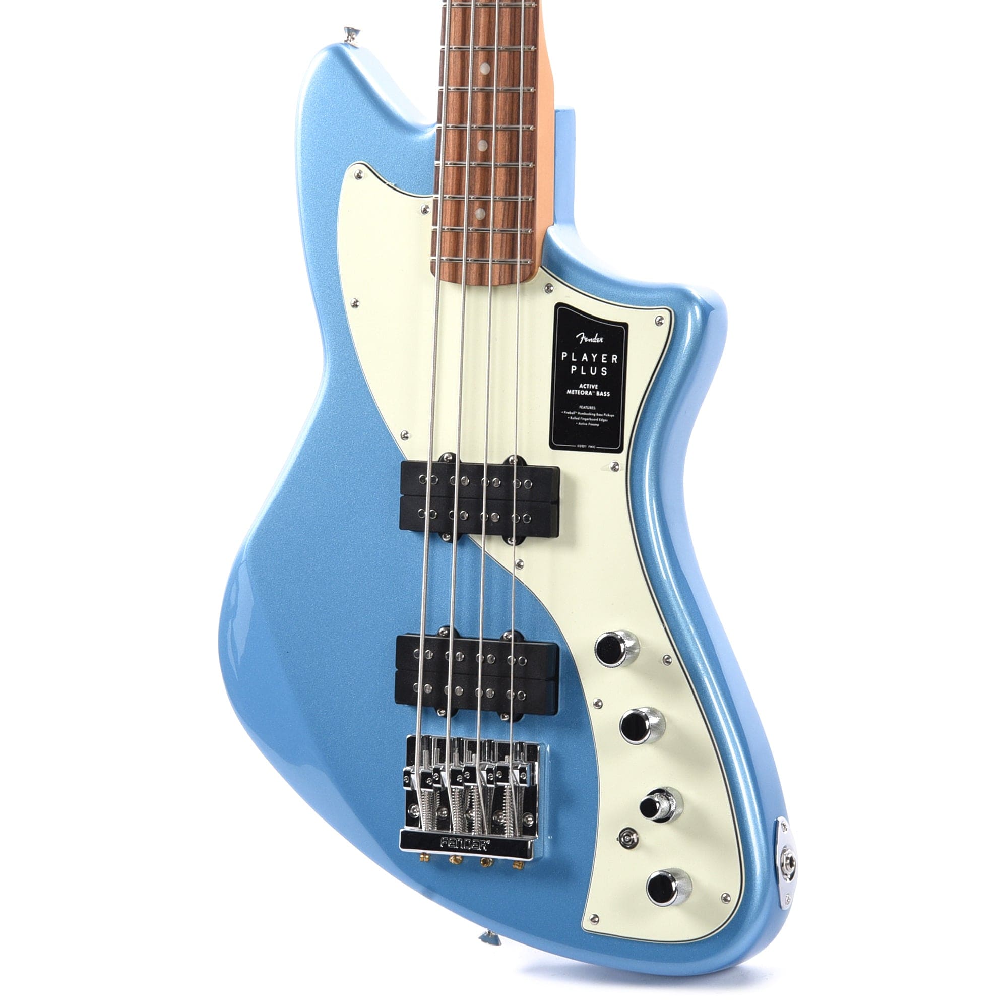 Fender Player Plus Active Meteora Bass Opal Spark Bass Guitars / 4-String