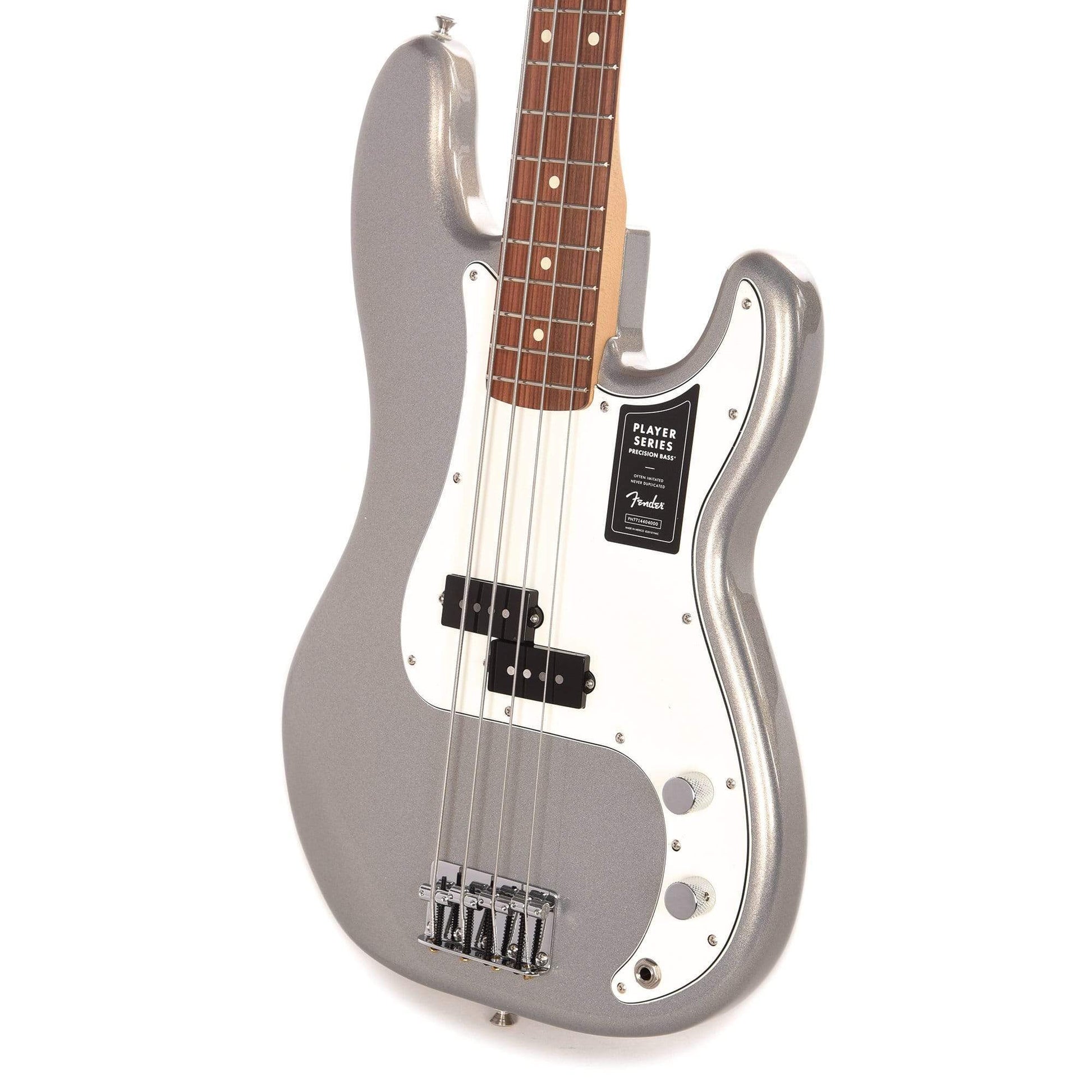 Fender Player Precision Bass Silver Bass Guitars / 4-String