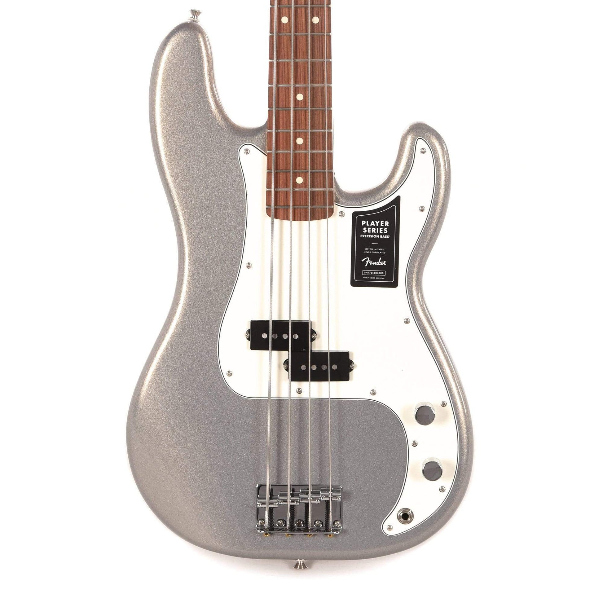 Fender Player Precision Bass Silver Bass Guitars / 4-String