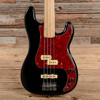 Fender Precision Bass Fretless Black 1975 Bass Guitars / 4-String