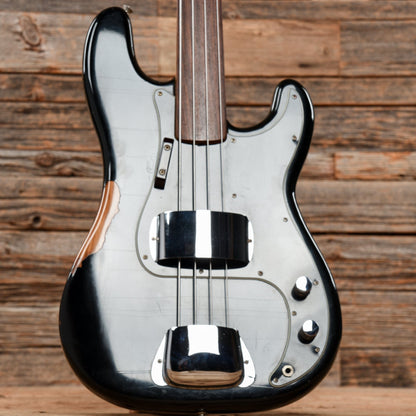 Fender Precision Bass Fretless Black 1977 Bass Guitars / 4-String