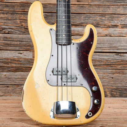 Fender Precision Bass Olympic White 1965 Bass Guitars / 4-String