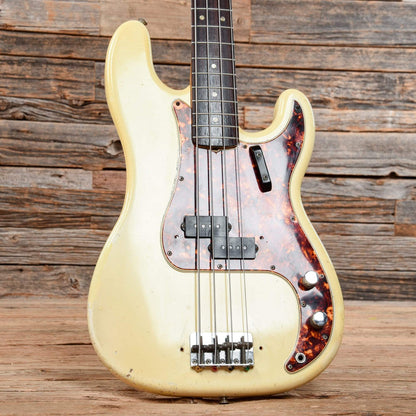 Fender Precision Bass Olympic White 1966 Bass Guitars / 4-String